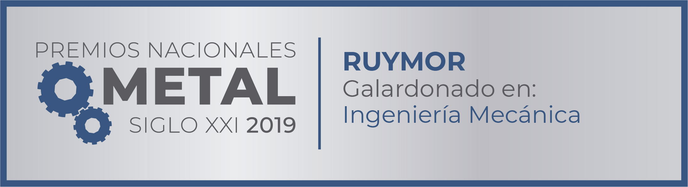 Premio Nacional del Metal 2019 